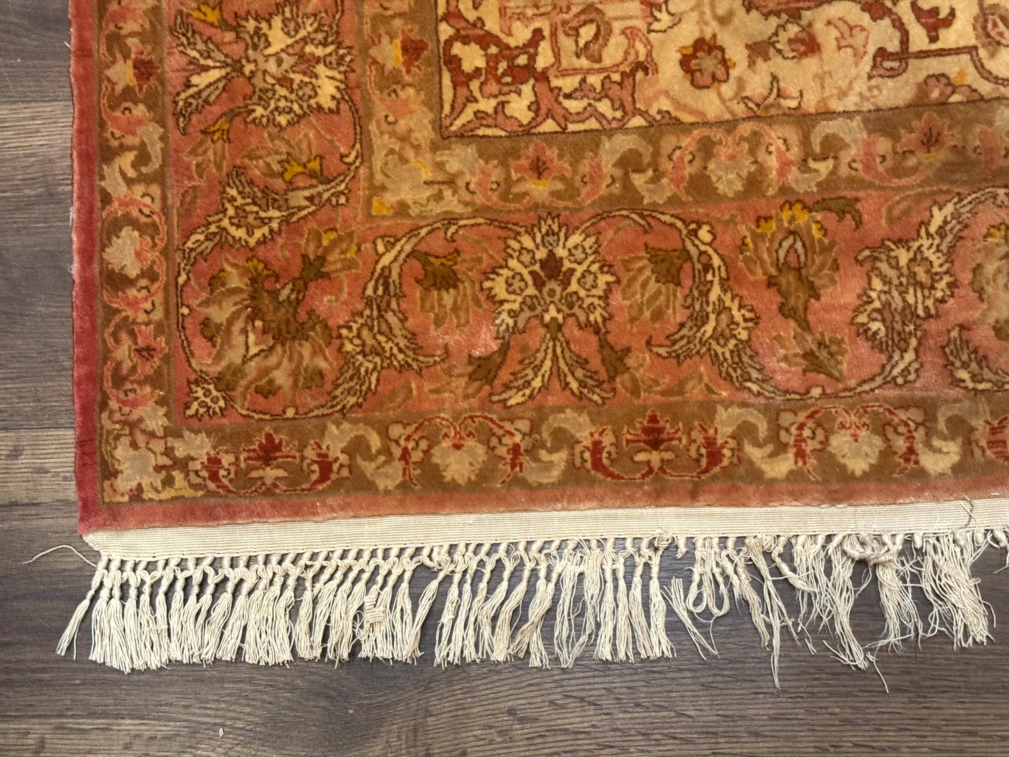 Persian Isfahan Rug 3x5 Fine 550 KPSI Kork Wool on Silk