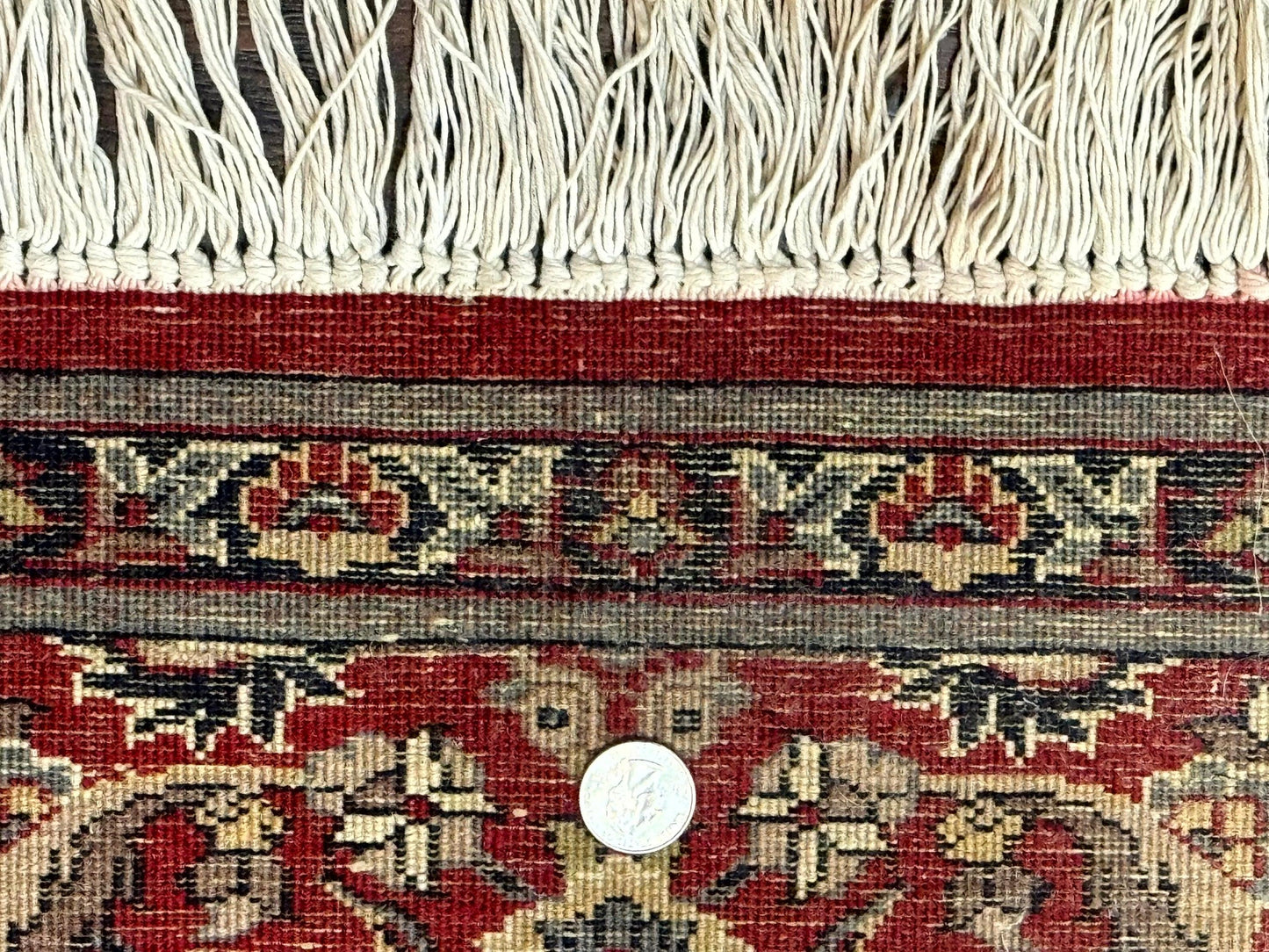 Persian Handmade Wool Rug Small Pak Red Traditional Area Rug