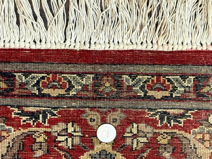 Persian Handmade Wool Rug Small Pak Red Traditional Area Rug