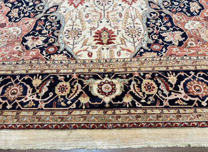 Stark Carpet Palace Sized Traditional Wool Handmade Rug 13x19 Beige