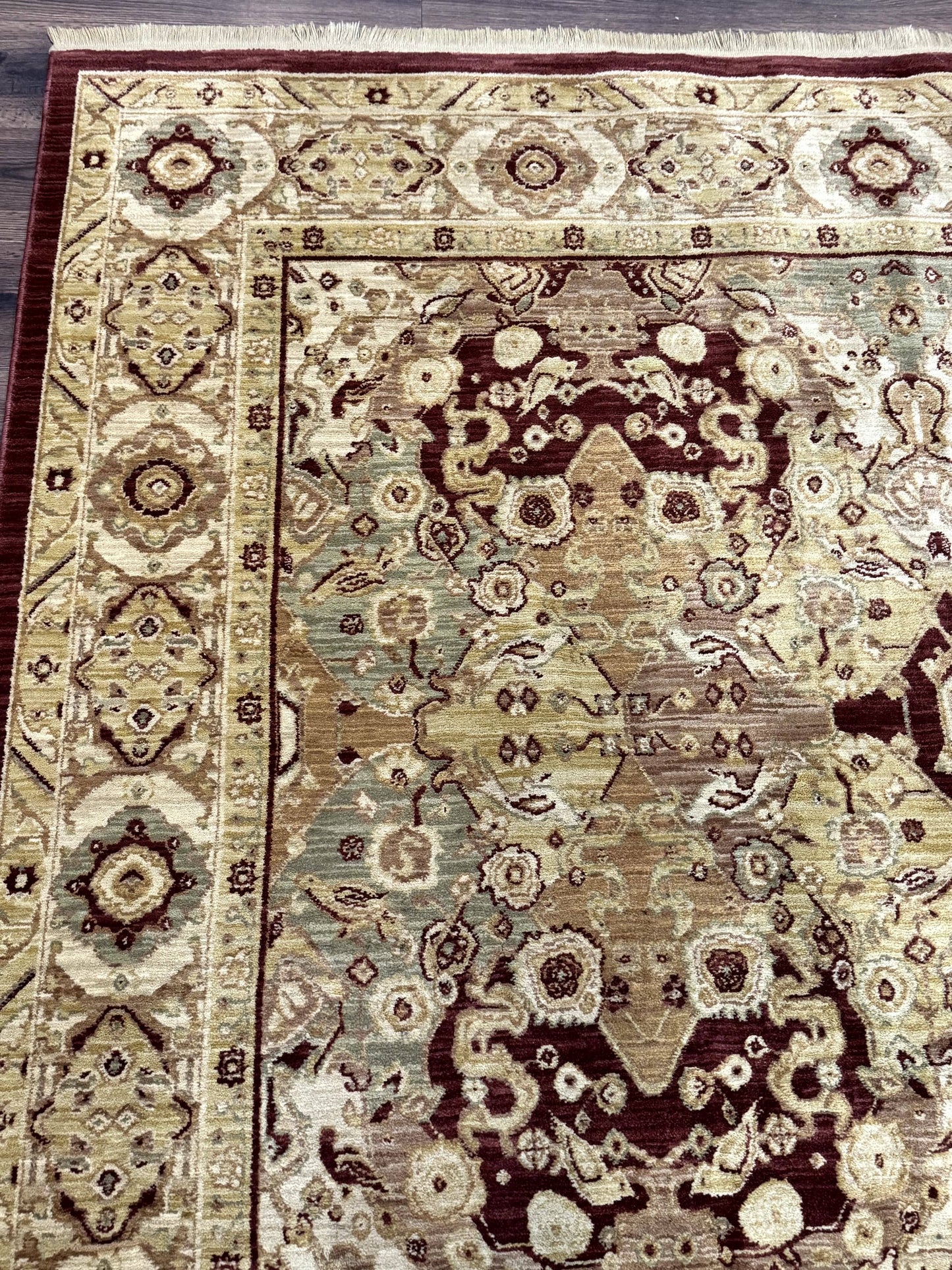 Traditional Rug 8x11 Power Loomed Nylon Area Rug Design Martha Stewart Signature Collection