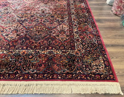 12x16 Karastan Multicolor Panel Kirman Rug #717, Rare Palace Size Wool Original 700 Series