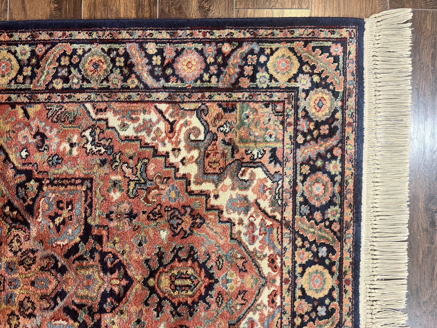 Karastan Rug Heriz Wool Rug 4x6 726 Vintage Discontinued 700 Series