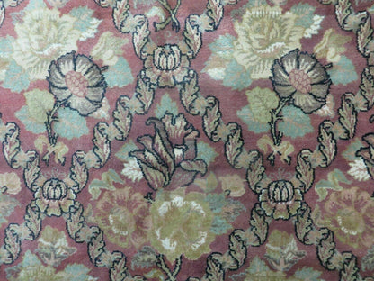 Floral Oriental Wool Rug 6x9 Handmade From India High Quality