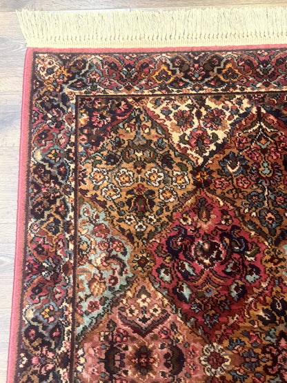 Karastan Rug 3x5 Multicolor Panel Kirman #717, Original 700 Series, Wool Pile, Discontinued