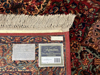 Karastan Kirman Wool Rug Multicolor Panel No 717 5.9 X 9 Original 700 Series