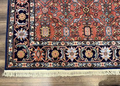 Karastan Serapi Rug Vintage Wool 6x9 Original 700 Series Red And Blue Rare
