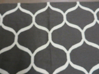 Handmade Flat Weave Wool Rug 5x8 Modern Contemporary Vegetable Dyes