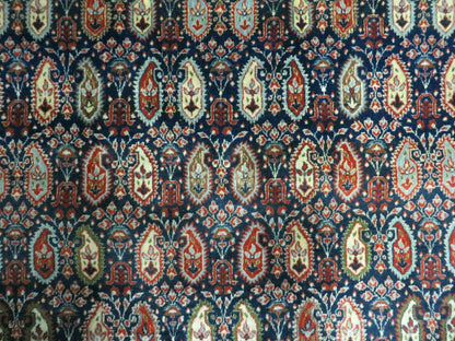 Paisley Rug Vintage India Hand Knotted Wool