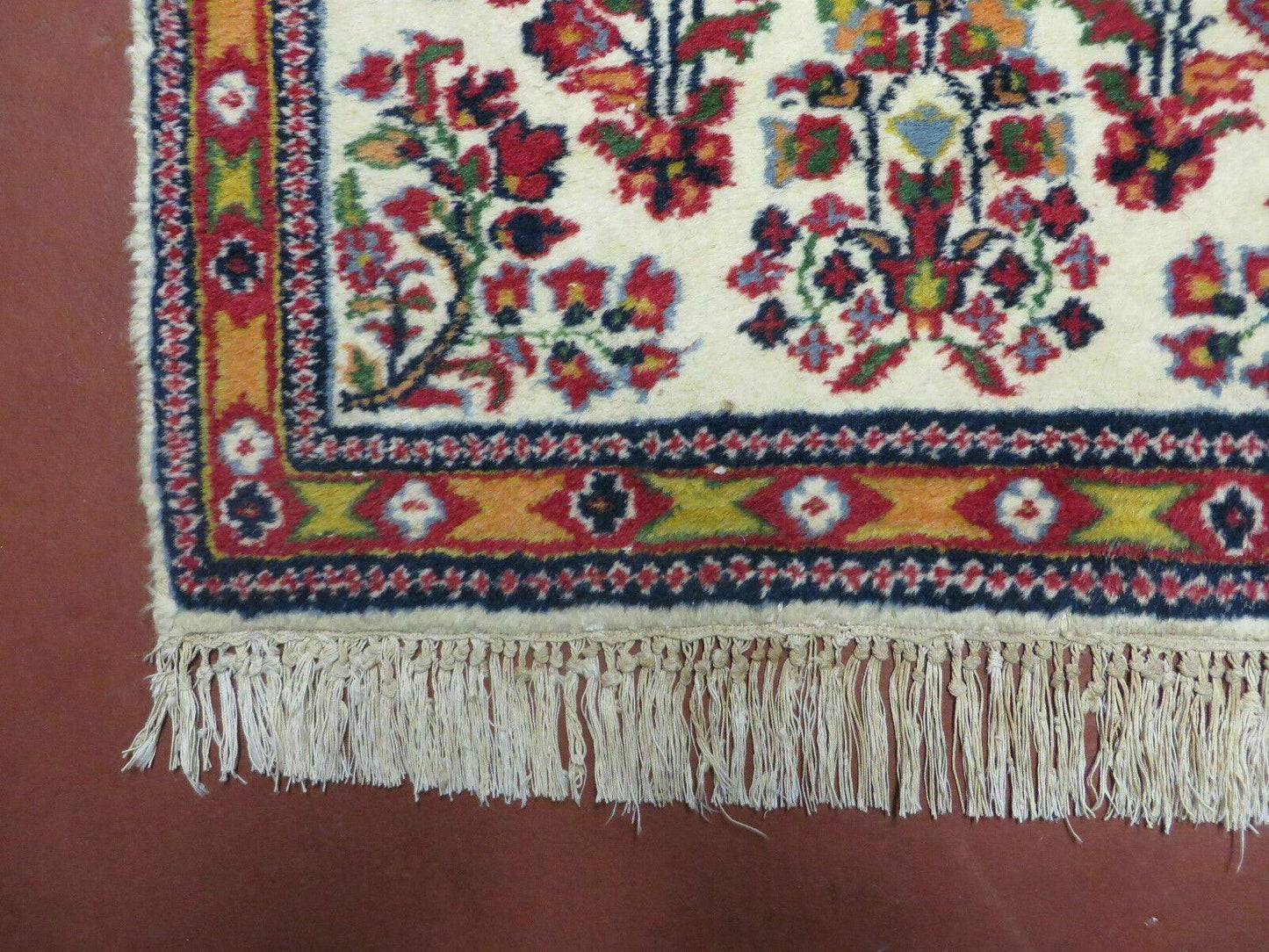 Handmade Persian Rug 2x3 Small Wool Hand Knotted Oriental Floral Medallion