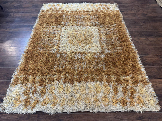 Vintage Rya Shag Rug 5.5 x 7.7