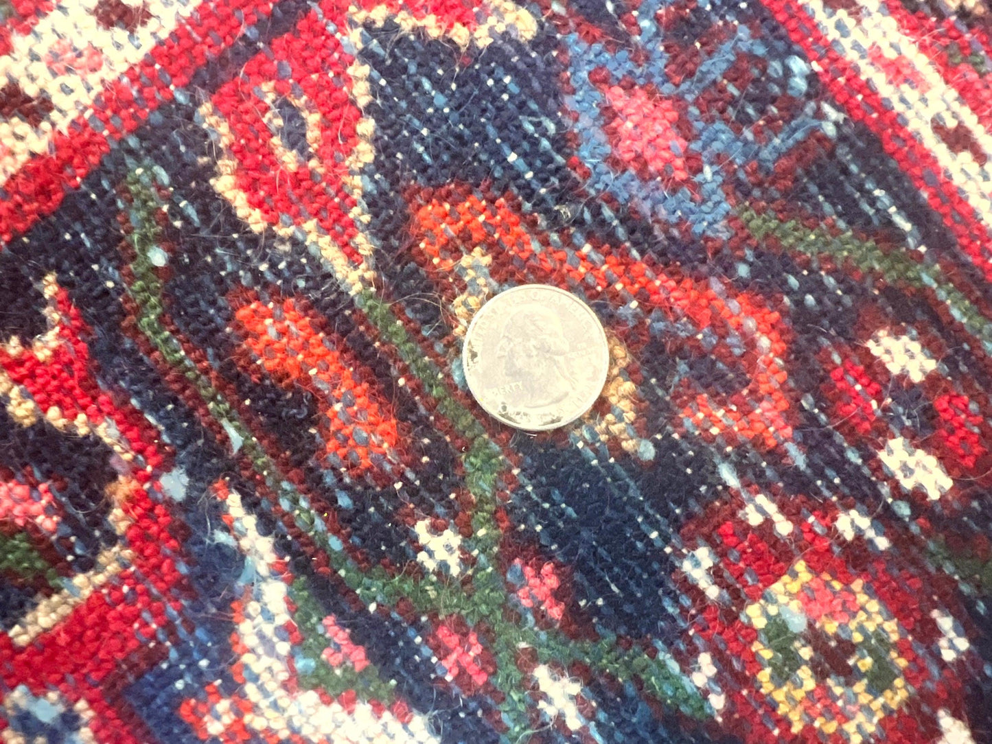 Persian Tribal Rug Hand Knotted Wool Palace Size 11x17 Red Hamadan Dargazin