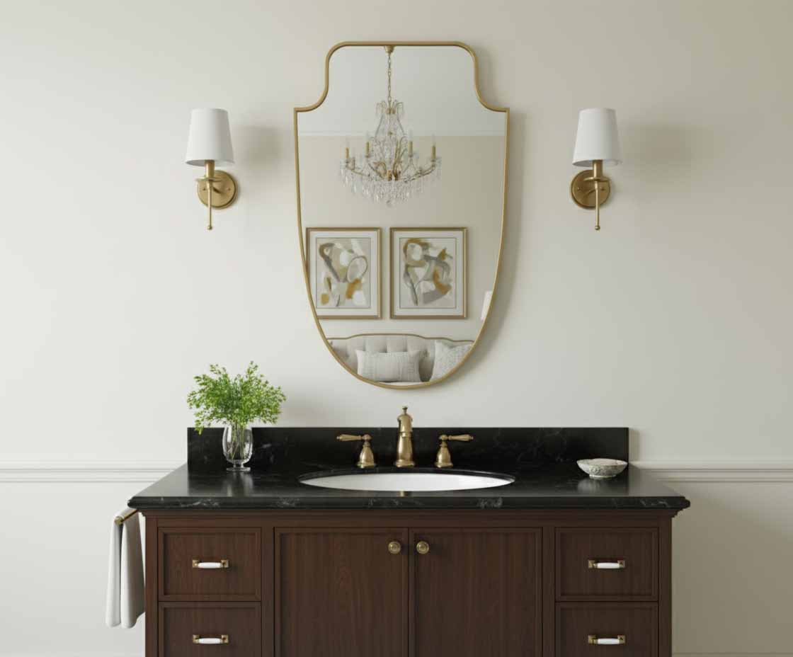 Shield Mirror – Modern Wall Mirror