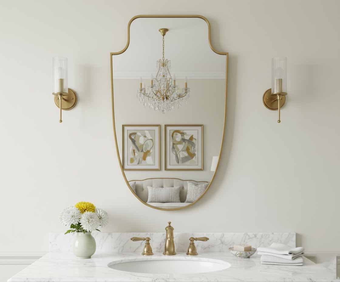 Shield Mirror – Modern Wall Mirror