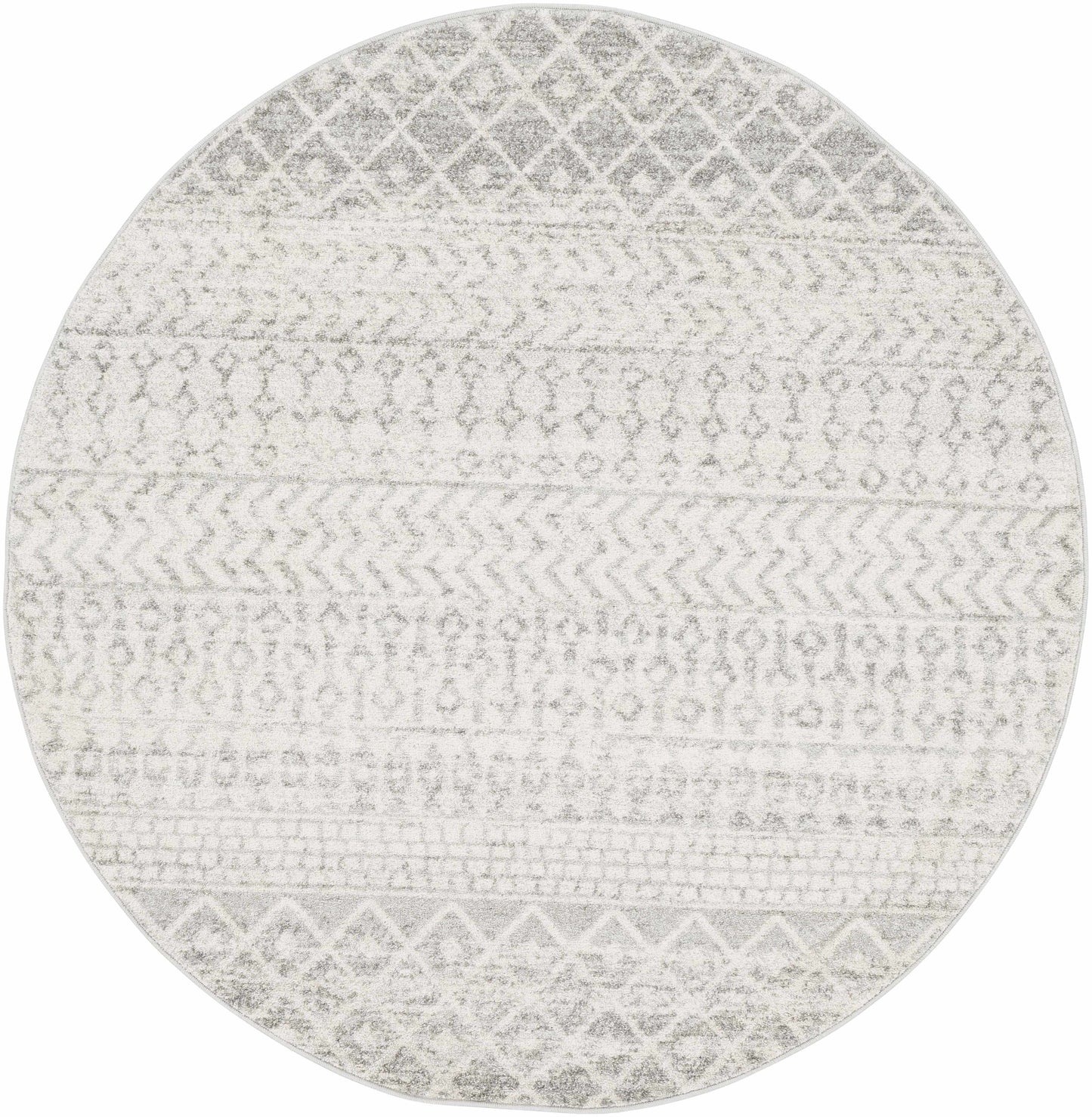 Gray Area Rug - Modern Cozy Living Room Decor
