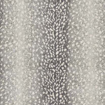 Antelope Print Rug - Black Gray Stylish Home Décor