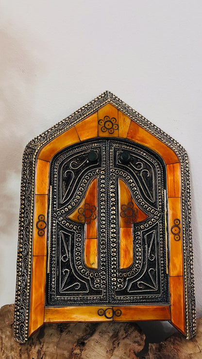 Handmade Moroccan Mirror - Bone Inlay Wall Decor  Xmas Gift