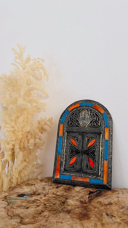 Moroccan Bone Inlay Mirror - Handmade Home Decor for Xmas Gifts