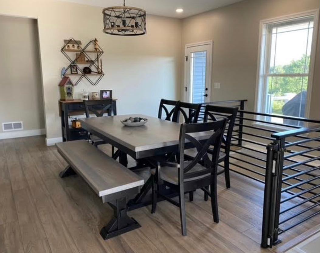 Vineyard Arm Chair For Dining Tables Farmhouse Style Stainable Finish