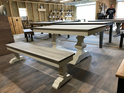 Herringbone Bench For Matching Herringbone Table Set At 18 Inch Standard Height