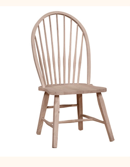Tall Windsor Side Chair Dining Room Chair Stainable Wood Modern Design