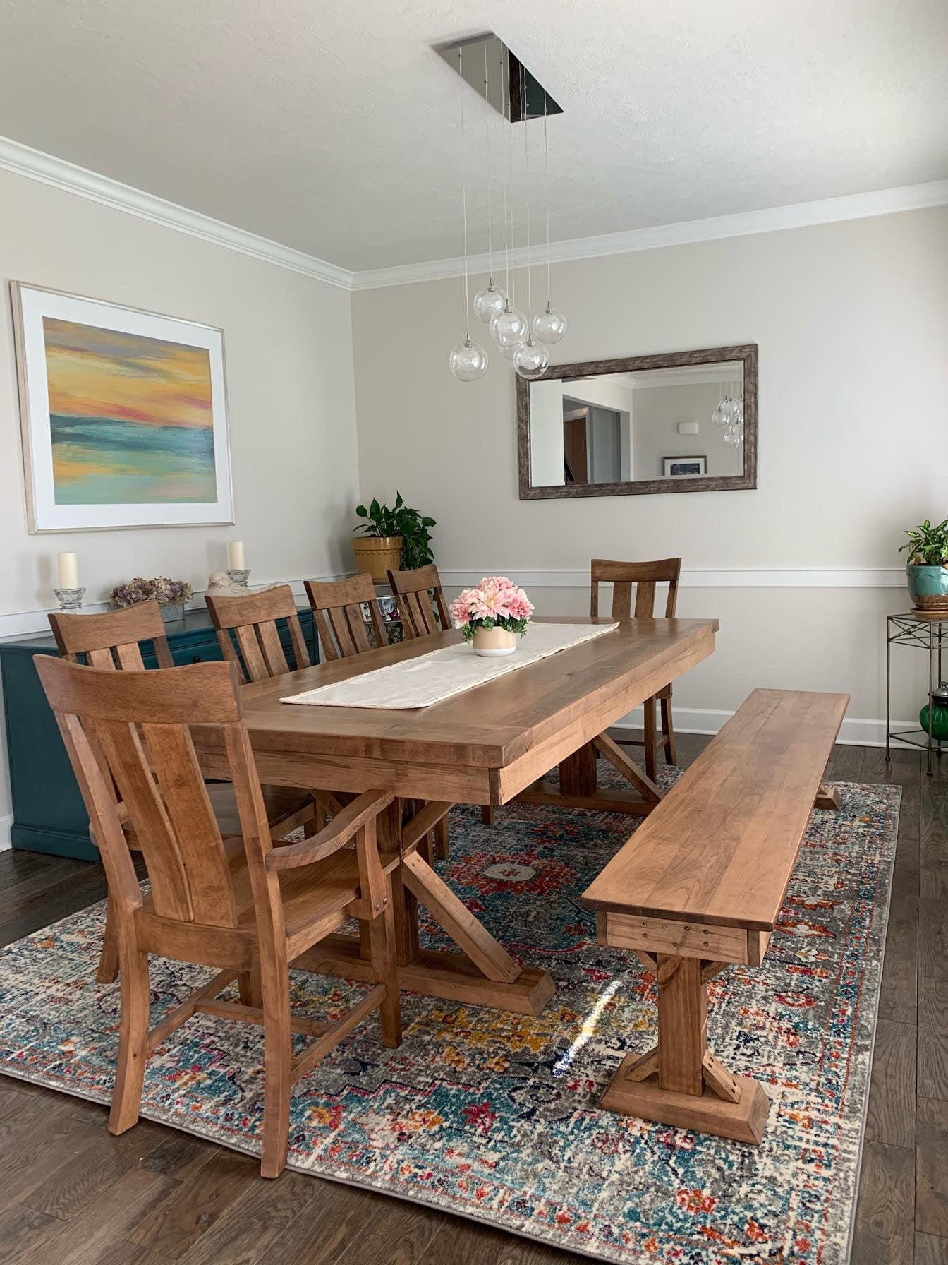 Trestle X Bench for Trestle X Table 15 Inch Wide 18 Inch High