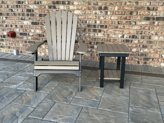 Adirondack Outdoor Seating Chair For 30 Inch Dining Table With 18 Inch Seat