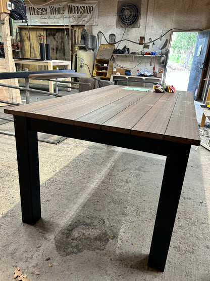 Post Leg Outdoor Counter Height Table For Durable Poly Outdoor Furniture Collection