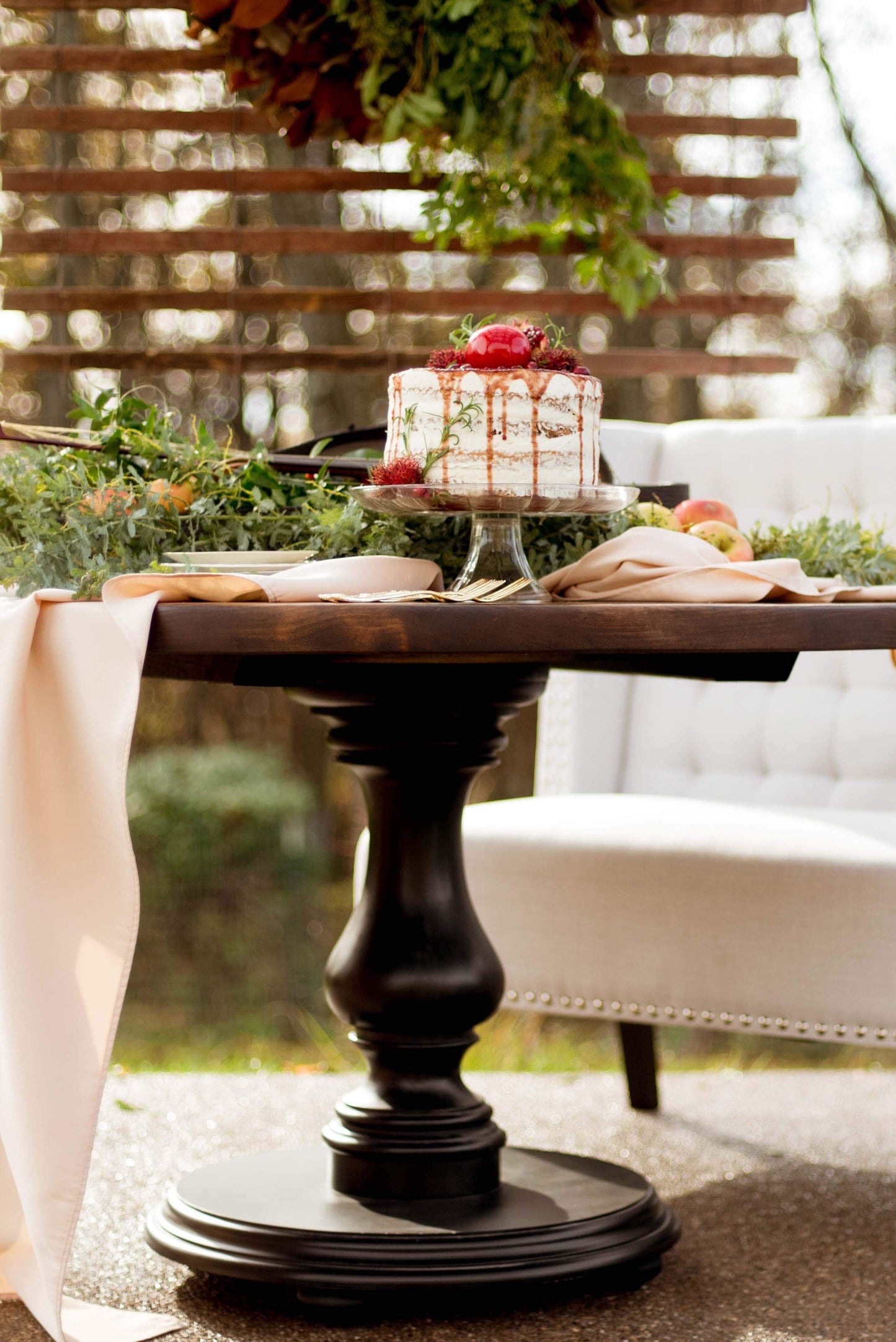 Tulip Round Table Custom Built With Maple Top And Oak Included Matte Or Satin Finish Options