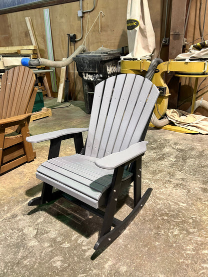 Adirondack Rocker Outdoor Patio Chair for Front Porch Comfort