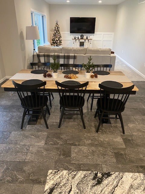 Copenhagen Chair Set for Farmhouse Dining Tables with Custom Finish Options