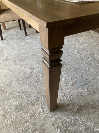 Java Leg Dining Table Handmade From Kiln Dried Hard Maple