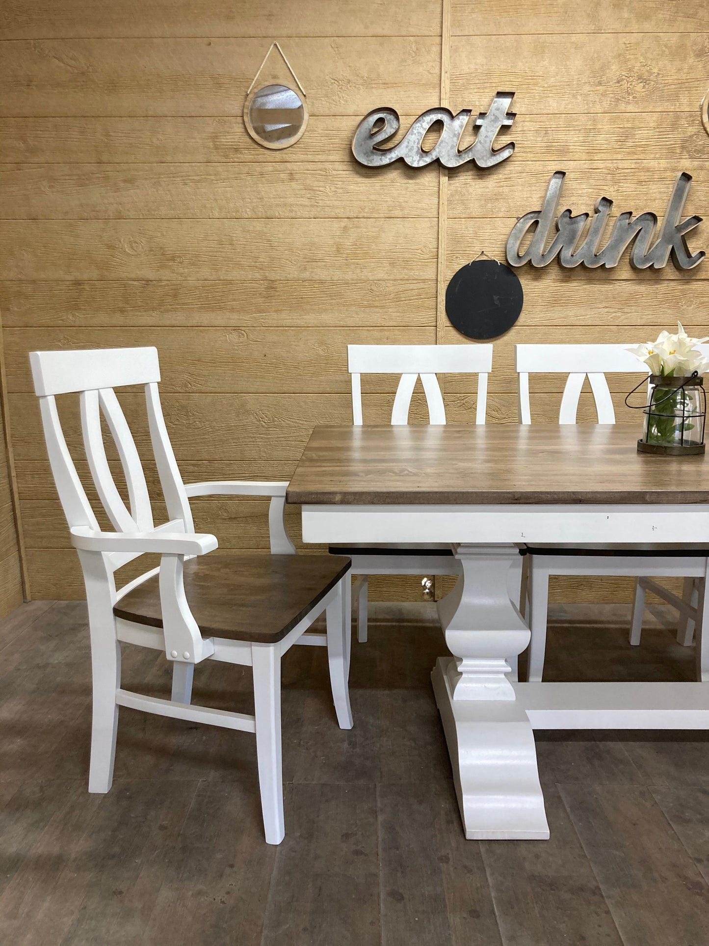 Verona Arm Chair Solid Wood Dining Chair With Arms For Tables