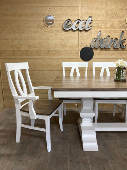 Verona Arm Chair Solid Wood Dining Chair With Arms For Tables