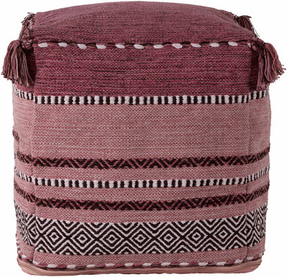 Jamberoo Pouf Handwoven Cotton Accent Stool Clearance For Bohemian Living Spaces