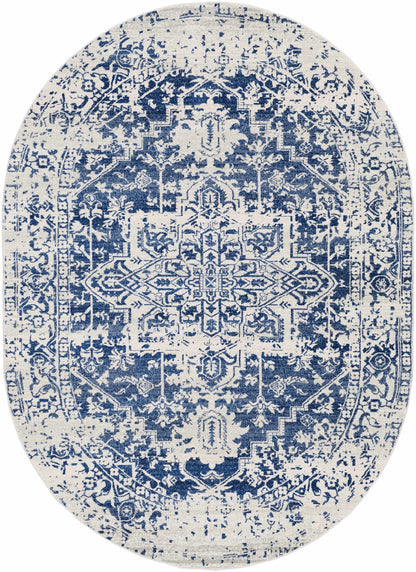 Navy Area Rug - Elegant Modern Home Décor Rug