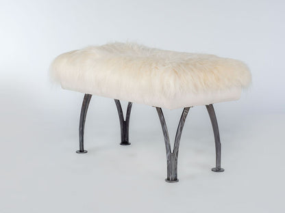 32″ Split Leg Bench (Icelandic Fur)