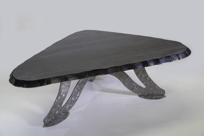 Wavy Tiger Maple Racetrack with Scalene Base