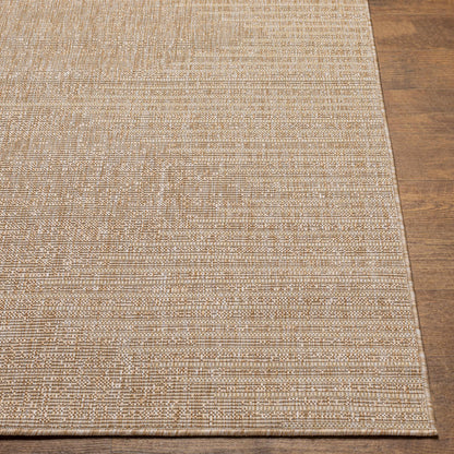 Dark Beige Outdoor Area Rug - Patio  Deck Mat