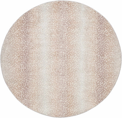 Tan Leopard Print Area Rug - Stylish Home Decor Accent
