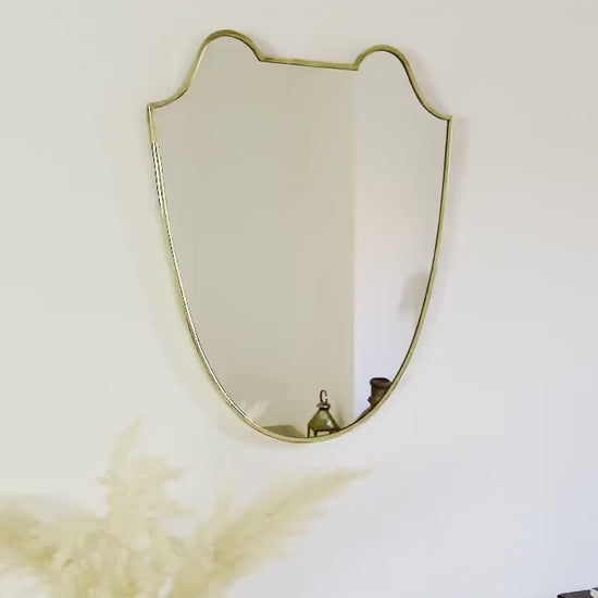 Brass Frame Bathroom Mirror