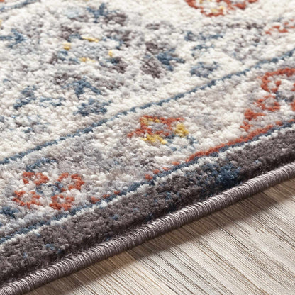 Haymond Brown Medallion Area Rug - Elegant Living Room or Bedroom Decor