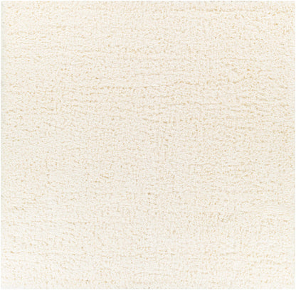 Siari Cream Plush Area Rug - Cozy Solid Home Decor