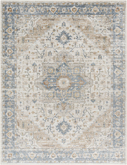 Washable Flat Pile Area Rug - Soft Durable Stylish Home Decor