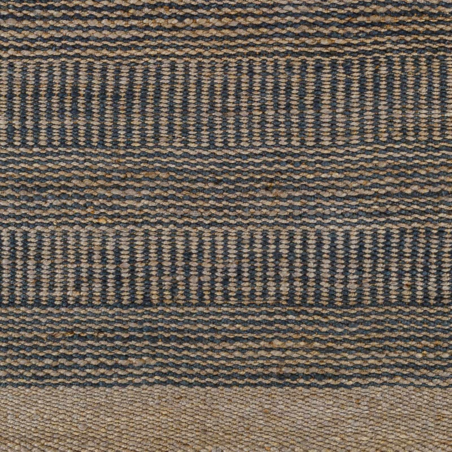 Navy Jute Area Rug - Stylish Durable Home Decor