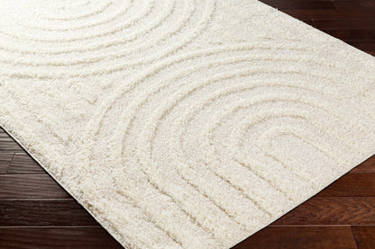 Arnel Cream Area Rug - Soft Elegant Cozy Home Décor