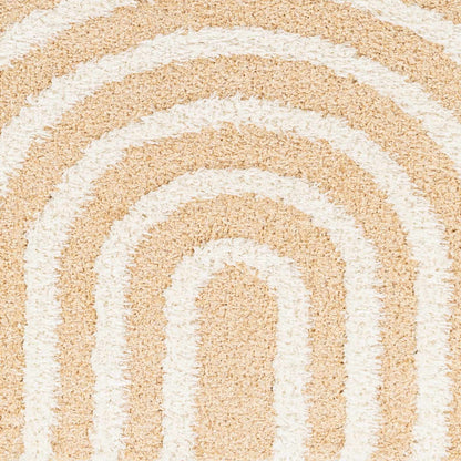 Beige Arnel Area Rug - Soft Modern Cozy Design