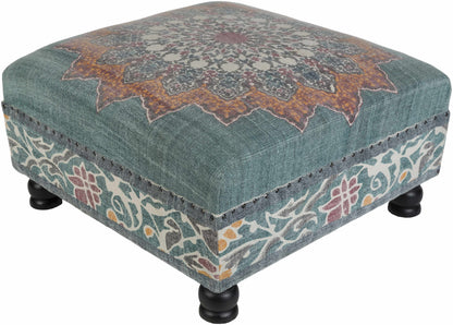 Swinton Bohemian Ottoman Pouf Versatile Seating And Decorative Accent For Living Rooms