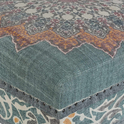 Swinton Bohemian Ottoman Pouf Versatile Seating And Decorative Accent For Living Rooms