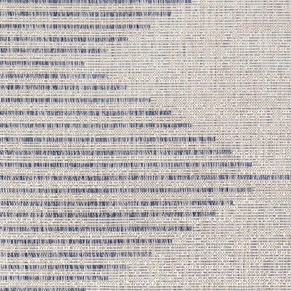 Gray Blue Outdoor Area Rug - Patio and Deck Mat